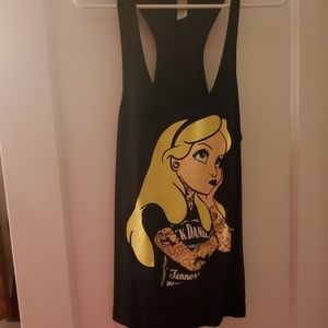 Alice in Wonderland Jack Daniel's tank top